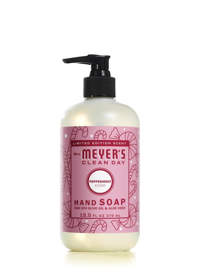 MRS. MEYER'S CLEAN DAY Hand Soap, Made with Essential Oils, Limited Edition Peppermint, 12.5 fl. oz - Image 1